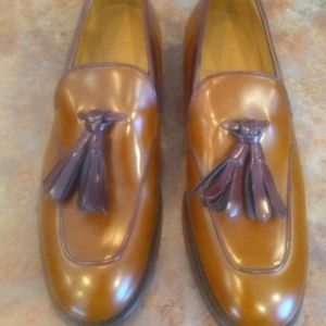 Max Mara loafers Leather with tassels NWOT